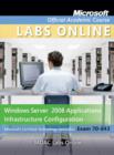 Image for Exam 70-643 : Windows Server 2008 Applications Infrastructure Configuration with Lab Manual and MOAC Labs Online Set