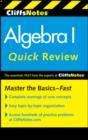 Image for CliffsNotes Algebra I Quick Review: 2nd Edition