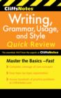 Image for CliffsNotes Writing: Grammar, Usage, and Style Quick Review: 3rd Edition