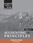 Image for Working Papers Chapters 1-18 to accompany Accounting Principles