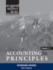 Image for Working papers chapters 1-7 to accompany Principles of accounting, 10th edition