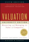 Image for Valuation: Measuring and Managing the Value of Companies.