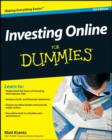 Image for Investing online for dummies
