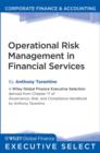 Image for Operational Risk Management in Financial Services : 3