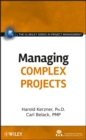 Image for Managing Complex Projects