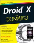 Image for Droid X for Dummies