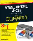 Image for Html, Xhtml, &amp; Css All-in-one for Dummies.
