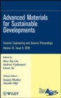 Image for Advanced Materials for Sustainable Developments: Ceramic Engineering and Science Proceedings