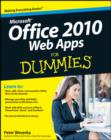 Image for Office 2010 Web Apps for Dummies