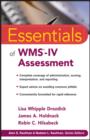 Image for Essentials of WMS-IV assessment