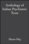 Image for Anthology of Italian Psychiatric Texts
