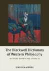 Image for The Blackwell dictionary of Western philosophy