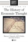 Image for A Companion to the History of Economic Thought