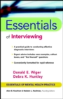 Image for Essentials of Interviewing