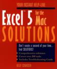 Image for Excel 5 for the Mac Solutions