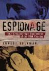 Image for Espionage  : the greatest spy operations of the twentieth century
