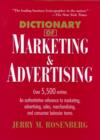 Image for Dictionary of Marketing and Advertising