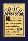 Image for Settle it out of Court