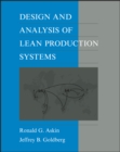 Image for Design and analysis of lean production systems