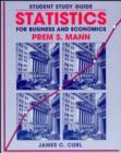 Image for Study guide to accompany Statistics for business and economics : Student Study Guide