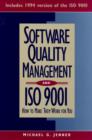 Image for Software Quality Management and ISO 9001