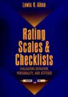 Image for Rating scales and checklists  : evaluating attitudes, behavior, and personality