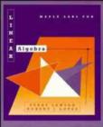 Image for Linear Algebra : MAPLE Laboratories