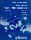 Image for Finite mathematics  : an applied approach: Student solutions manual
