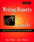 Image for Writing Reports to Get Results