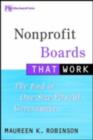 Image for Nonprofit boards that work: the end of one-size-fits-all governance