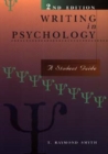 Image for Writing in psychology  : a student guide