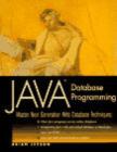 Image for JavaTM Database Programming