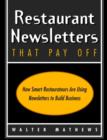 Image for Restaurant Newsletters That Pay Off