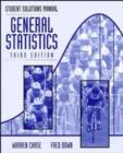 Image for General Statistics, Student Solutions Manual