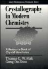 Image for Crystallography in Modern Chemistry