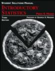 Image for Introductory Statistics : Student Solutions Manual