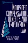 Image for Nonprofit compensation, benefits and employment law  : compensation, benefits, and regulation