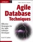 Image for Agile database techniques  : effective strategies for the agile software developer