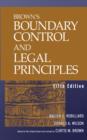 Image for Brown&#39;s Boundary Control and Legal Principles