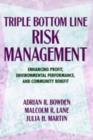 Image for Triple bottom line risk management: enhancing profit, environmental performance, and community benefits