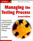 Image for Managing the Testing Process