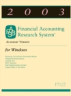 Image for Financial accounting research system  : for Windows