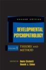 Image for Developmental psychopathologyVol. 1: Theory and method