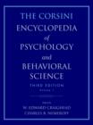 Image for The Corsini Encyclopedia of Psychology and Behavioral Science : v.1