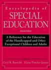 Image for Encyclopaedia of Special Education