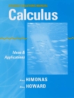 Image for Student Solutions Manual to accompany Calculus: Ideas and Applications, 1e