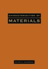 Image for Characterization of materials