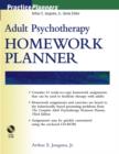 Image for Adult psychotherapy homework planner