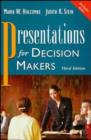 Image for Presentations for Decision Makers
