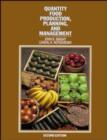 Image for Quantity Food Production, Planning, and Management